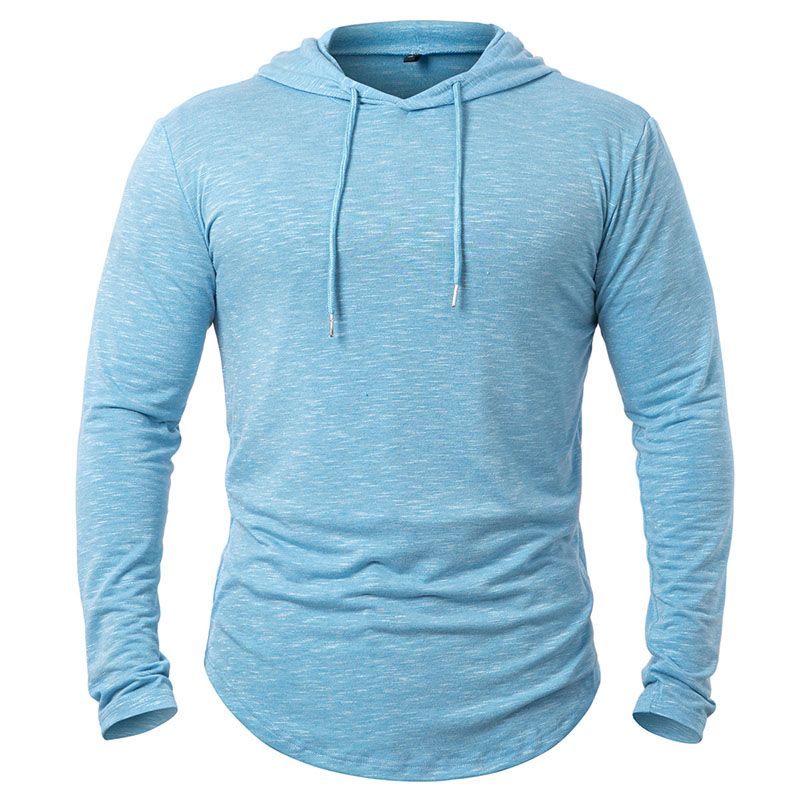 Running Gear Long Sleeve - سترات بغطاء رأس رياضية خفيفة الوزن
