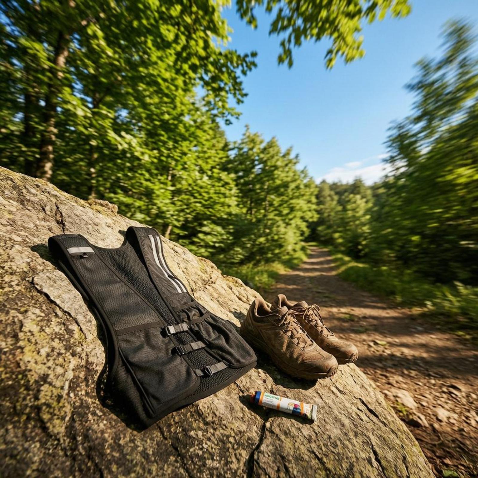 Running Gear Outdoor - سترة جري خارجية مزودة بأحزمة قابلة