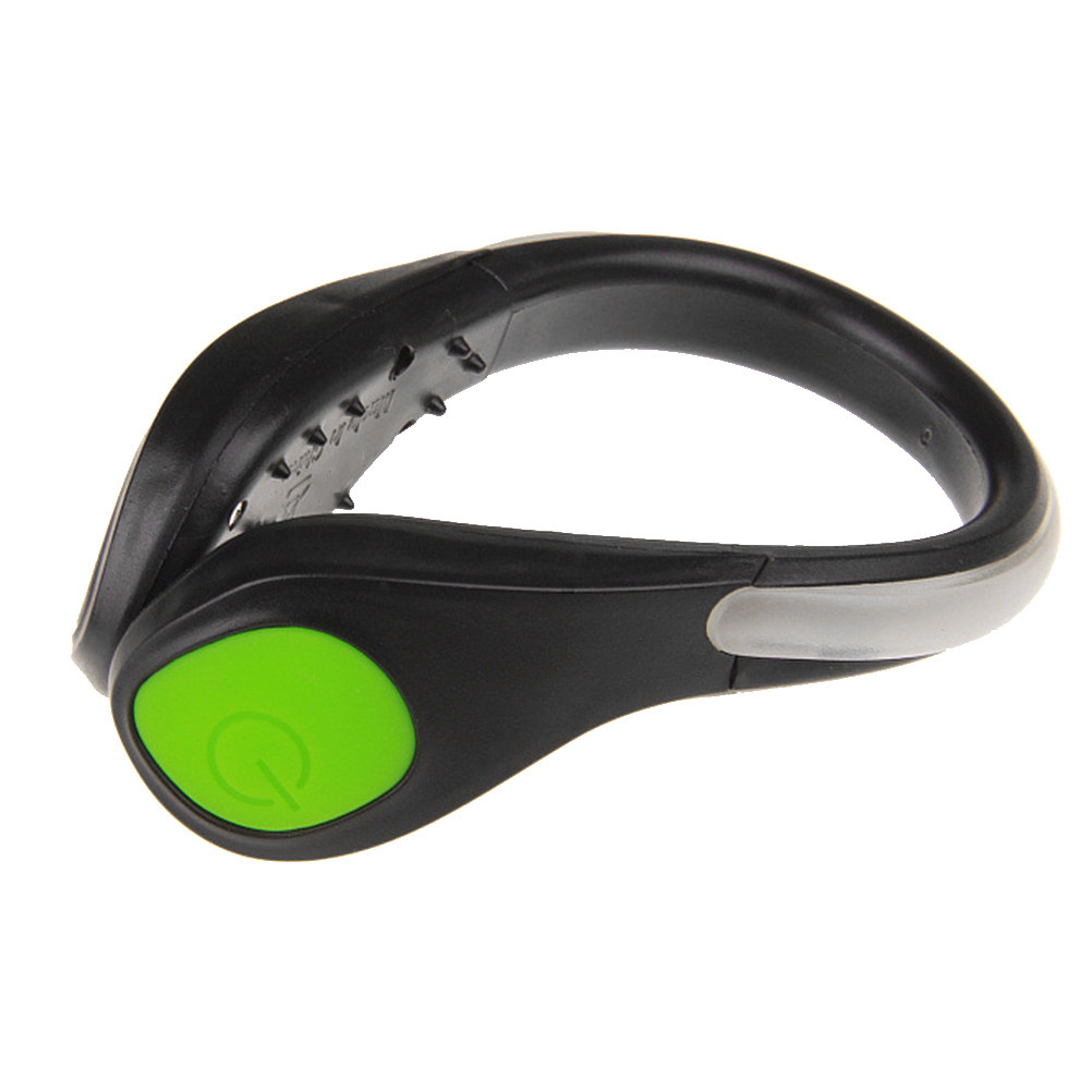 Running Gear For Night - مشبك حذاء LED أخضر وامض للسلامة