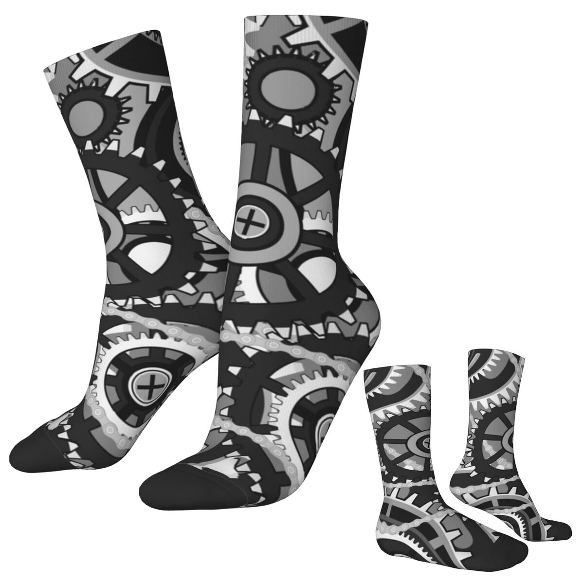 Running Gear Gifts For Women - التروس خمر عجلات جوارب الرجال طباعة