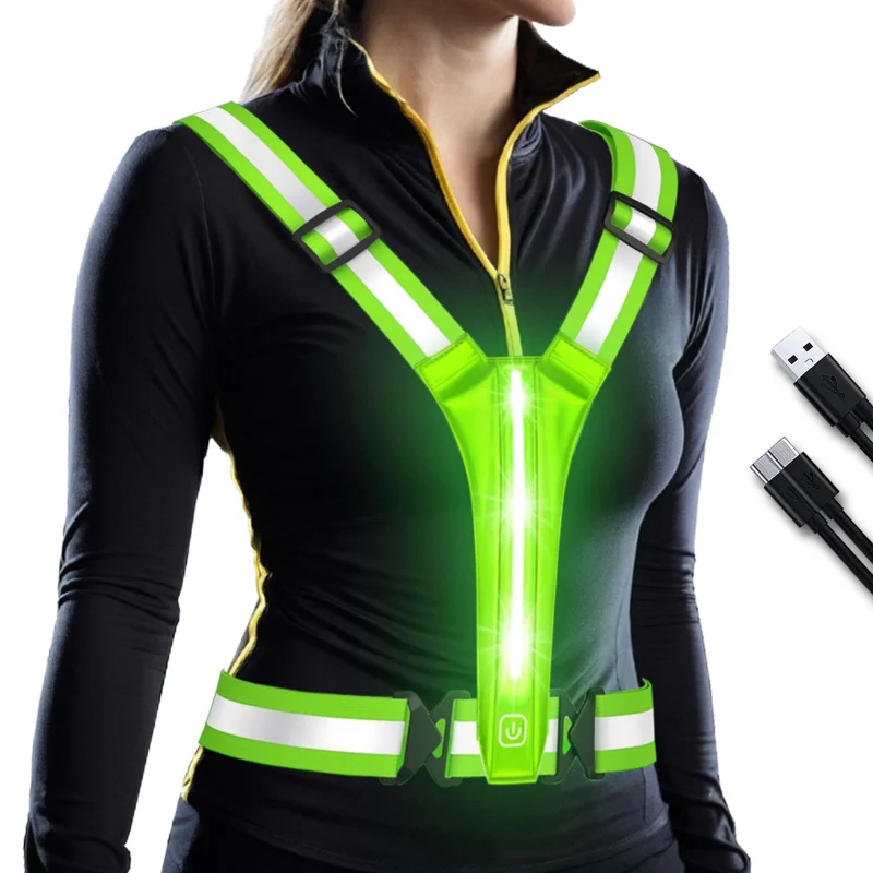 سترة عاكسة للضوء مزودة بإضاءة  - مراجعة Running Gear For Night وسعره