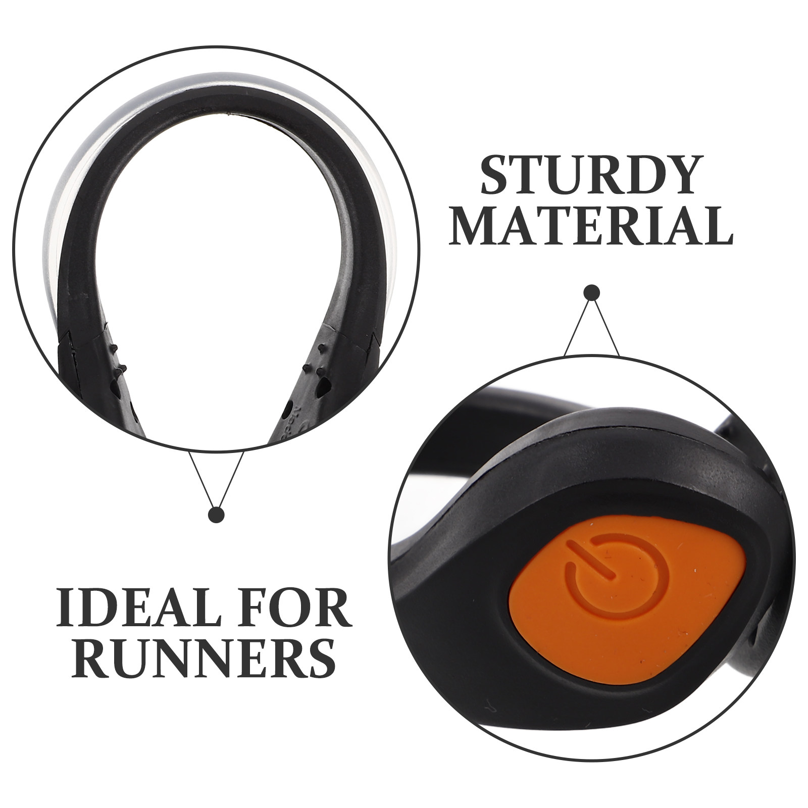 قطعتان من أضواء LED للحذاء، إض - مراجعة Running Gear For Night وسعره