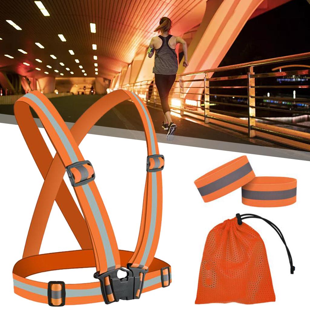 أحزمة عاكسة قابلة للتعديل ومرن - مراجعة Running Gear For Night وسعره