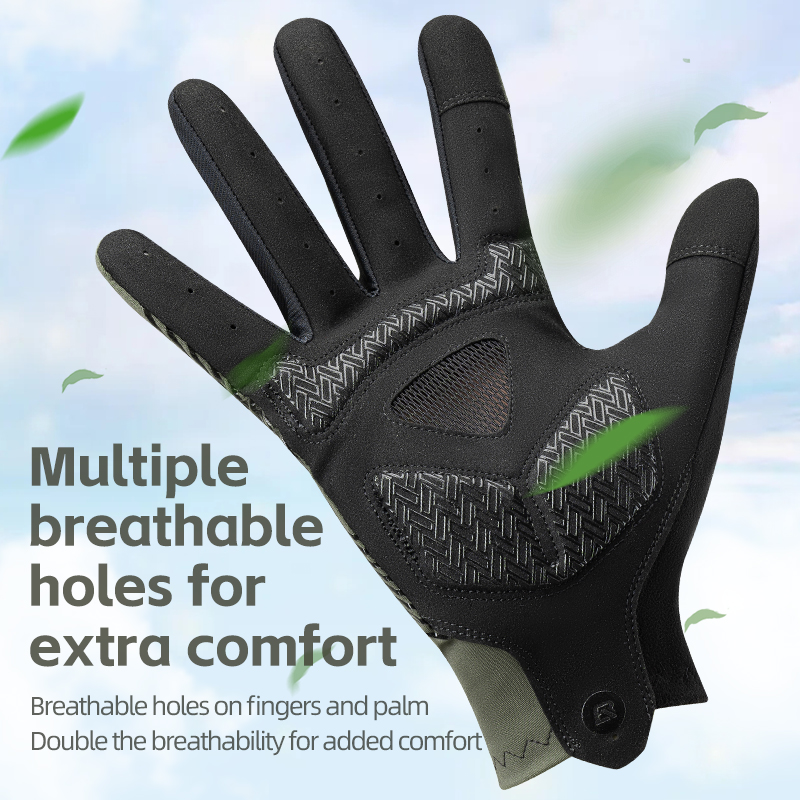 ROCKBROS قفازات ركوب الدراجات  - مراجعة Running Gear Motor وسعره