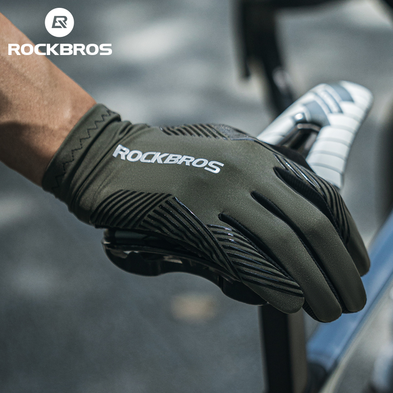 ROCKBROS قفازات ركوب الدراجات  - مراجعة Running Gear Motor وسعره