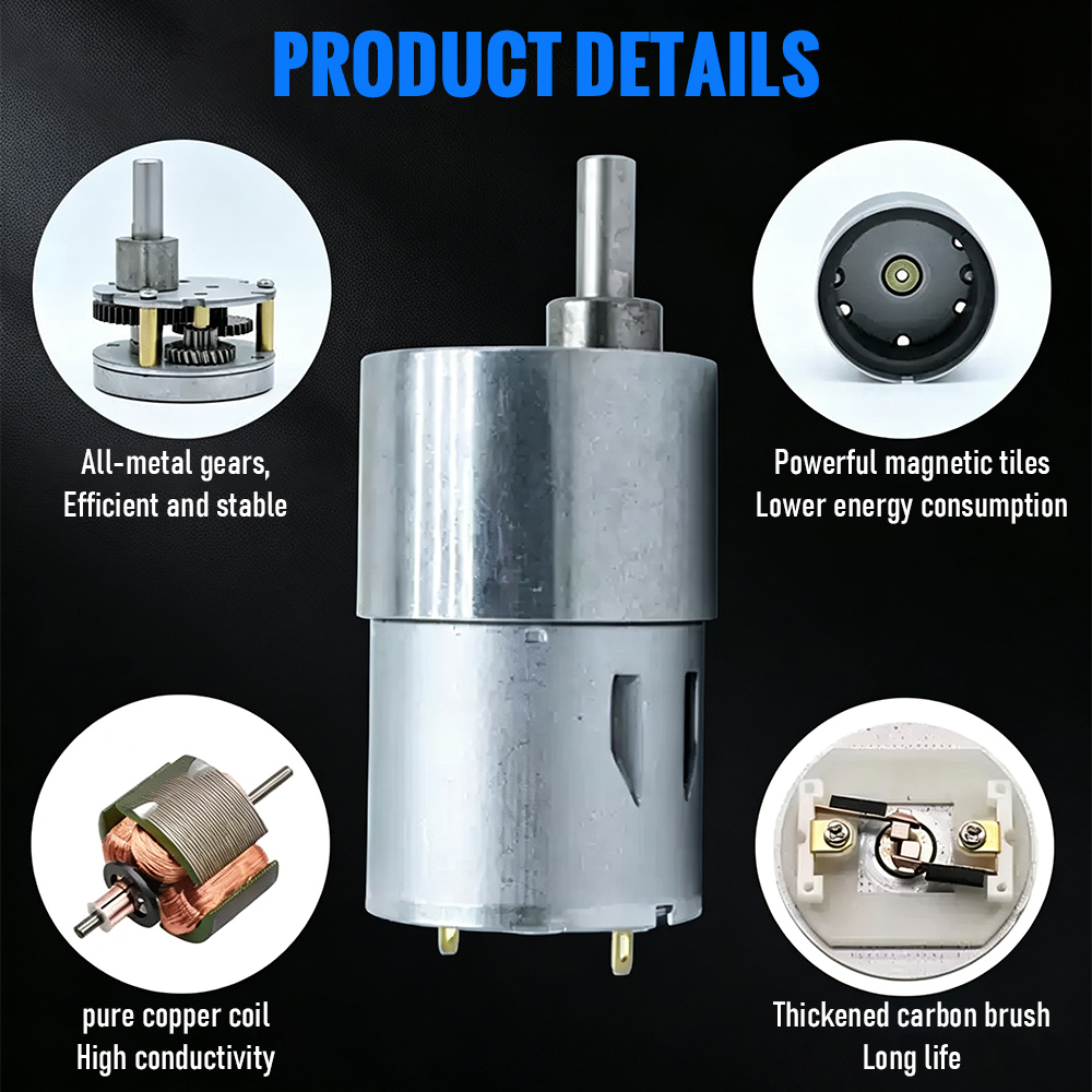 محرك تروس تيار مستمر عالي العز - مراجعة Running Gear Motor وسعره