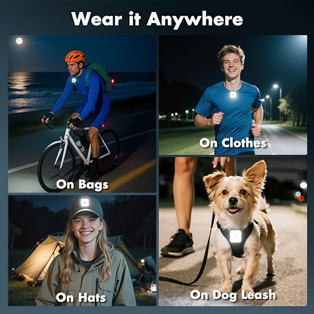 أضواء جري ليلية قابلة لإعادة ا - مراجعة Running Gear For Night وسعره