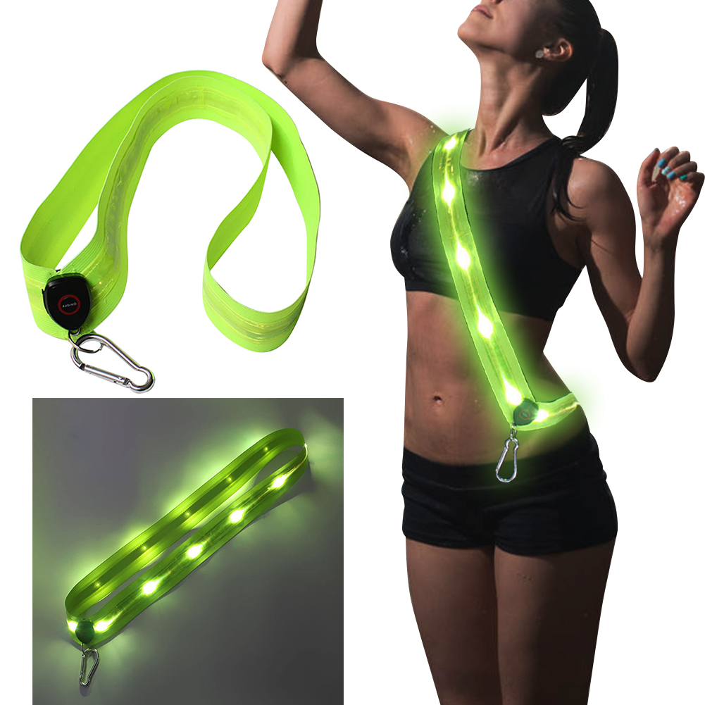 حزام كتف LED قابل لإعادة الشحن - مراجعة Running Gear For Night وسعره