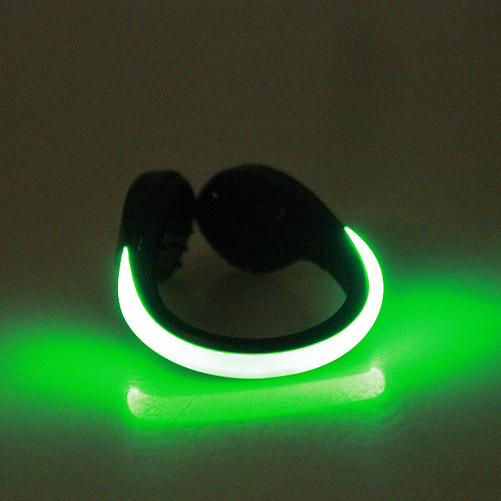 مشبك حذاء LED أخضر وامض للسلام - مراجعة Running Gear For Night وسعره