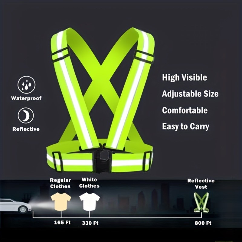 سترة أمان عاكسة عالية الوضوح ل - مراجعة Running Gear For Night وسعره